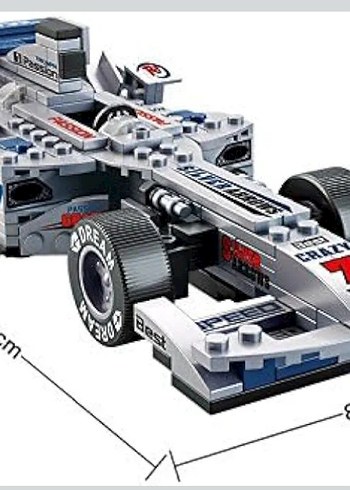 Beden Renk Sluban 1:24 Gümüş Yarış Arabası 257prc
