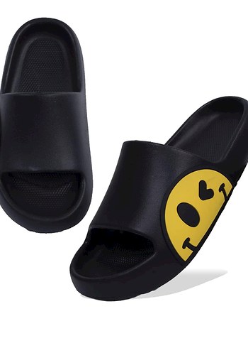 Sarı Baskılı unisex Terlik (40-41)