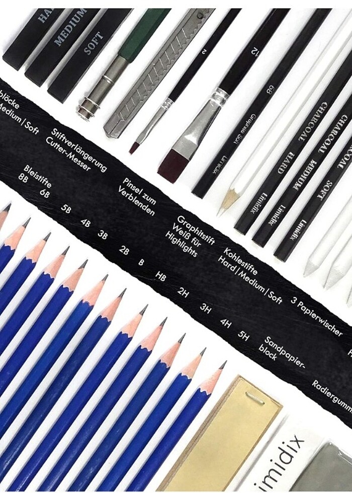 Profesyonel Eskiz (Karakalem) Seti - Görsel 3