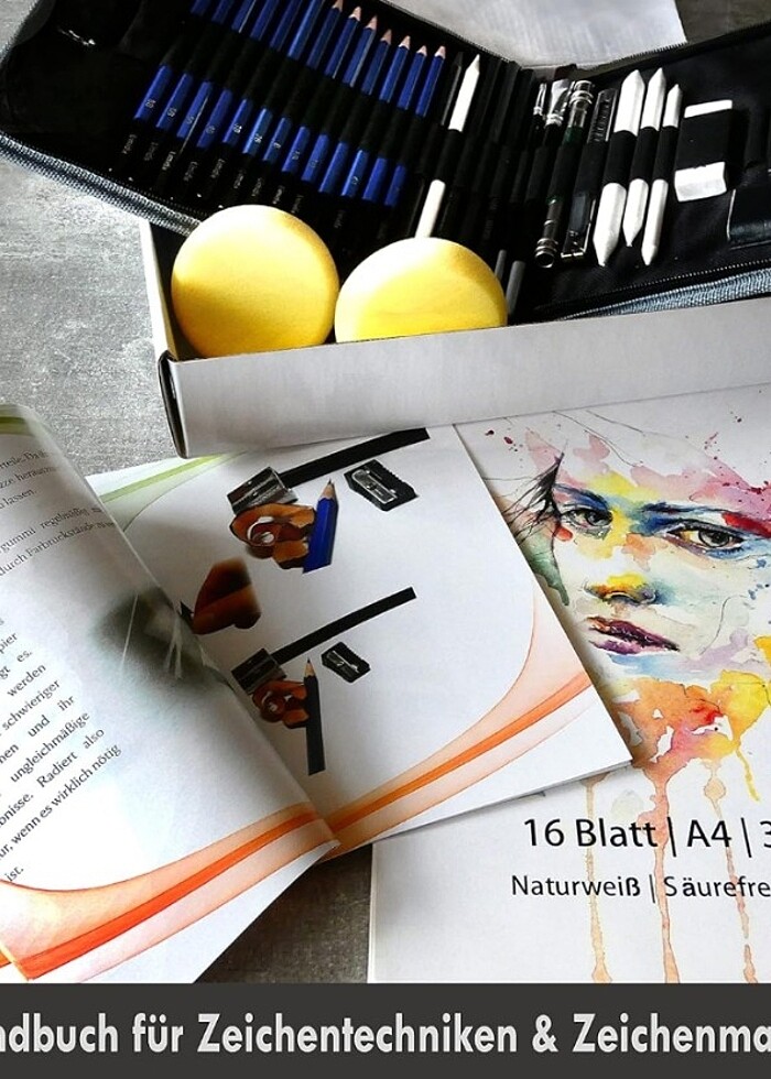 Profesyonel Eskiz (Karakalem) Seti - Görsel 4