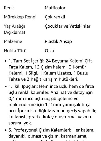 Prof. 45 Parça Eskiz& Boyama Set - Görsel 7