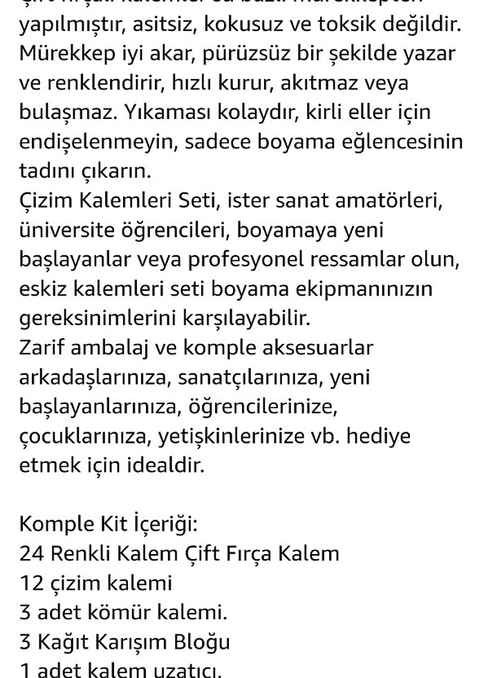 Prof. 45 Parça Eskiz& Boyama Set - Görsel 5