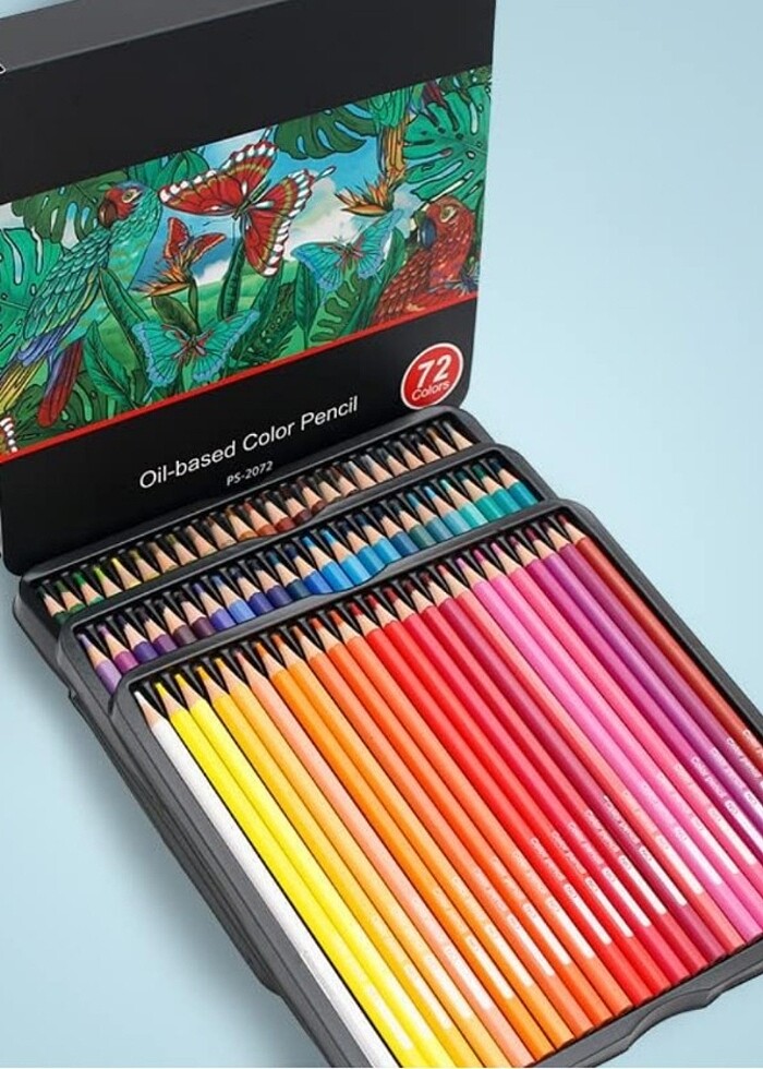 Profesyonel Yağ Bazlı 72 Renk Boya Seti - Görsel 2