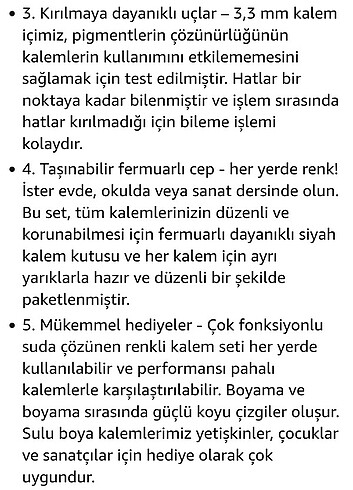 Profesyonel 72 Renk Suluboya Kalemleri - Görsel 8