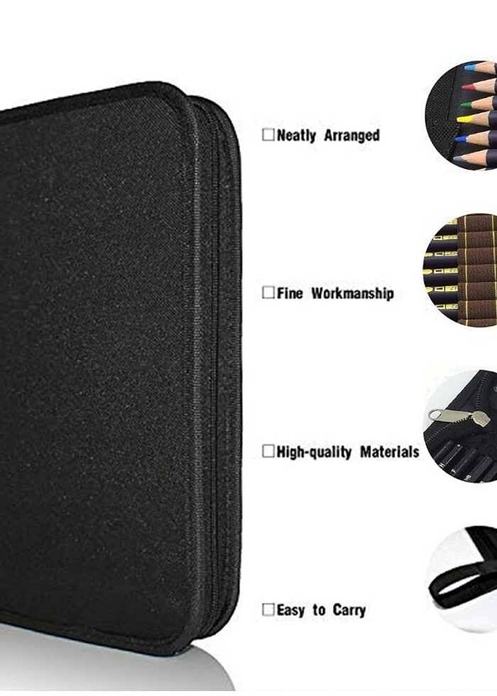 Profesyonel 72 Renk Suluboya Kalemleri  - Görsel 4