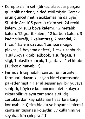 Profesyonel 103 Parça Boyama&Çizim Seti - Görsel 6