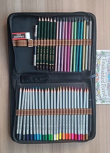 48 Parça Boyama & Eskiz Kalemleri Seti  - Görsel 6