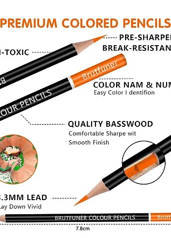 Profesyonel 100 Renk, Çantalı Boya Seti - Görsel 2