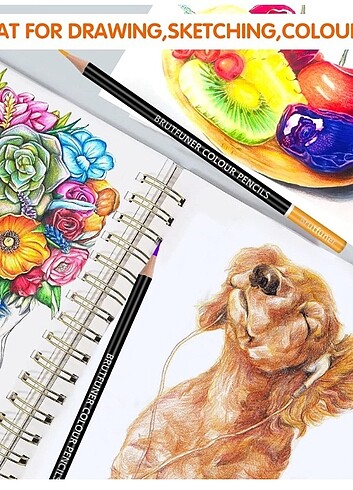 Profesyonel 100 Renk, Çantalı Boya Seti - Görsel 7