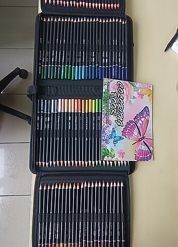 Profesyonel 100 Renk, Çantalı Boya Seti - Görsel 9