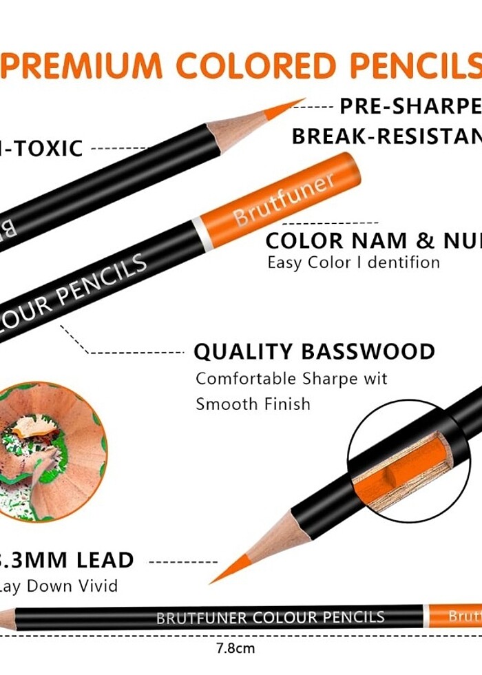 Profesyonel 100 Renk, Çantalı Boya Seti - Görsel 2