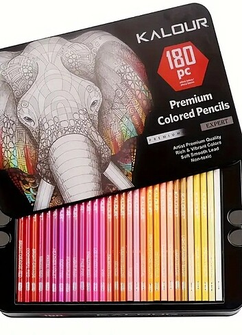 Profesyonel 180 Renk Boyama Kalemleri - Görsel 8