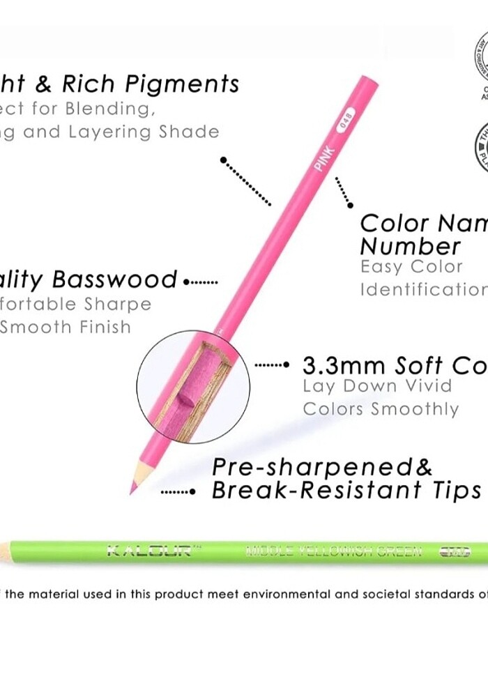 Profesyonel 180 Renk Boyama Kalemleri - Görsel 2