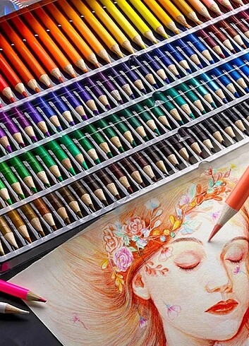 Profesyonel Yağ Bazlı,160 Renk Boya Seti - Görsel 4