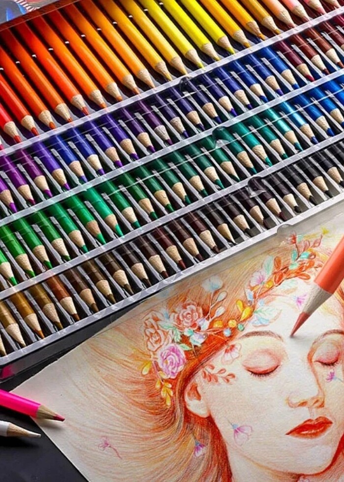 Profesyonel Yağ Bazlı,160 Renk Boya Seti - Görsel 4