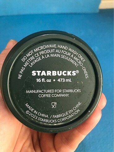  Beden Starbuck termos 473 ml