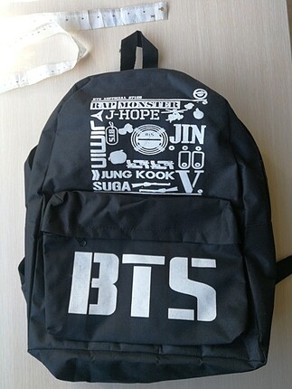 BTS baskılı sırt çantası