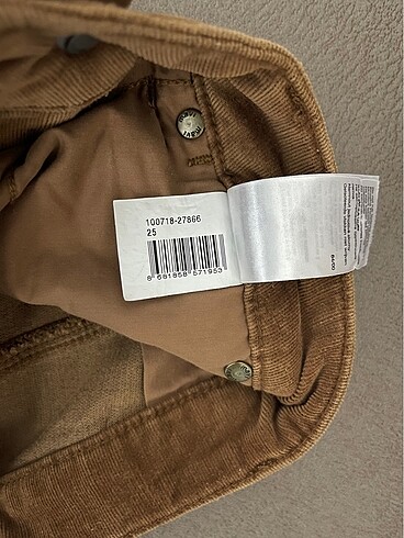 xs Beden Mavi Jeans Kadife Pantolon