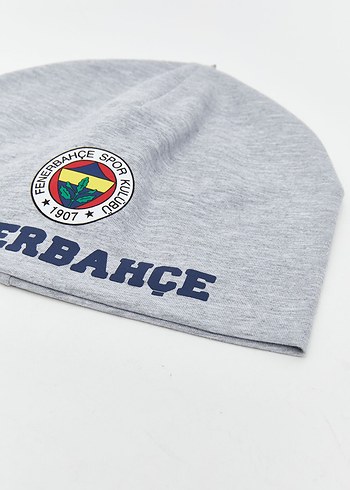 Gri Fenerbahçe Logolu Erkek cocuk Bere - Görsel 2