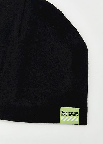 Siyah erkek cocuk Basic Bere - Görsel 3