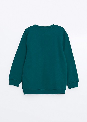 LCW Erkek Çocuk orman Yeşili Sweatshirt - Görsel 2