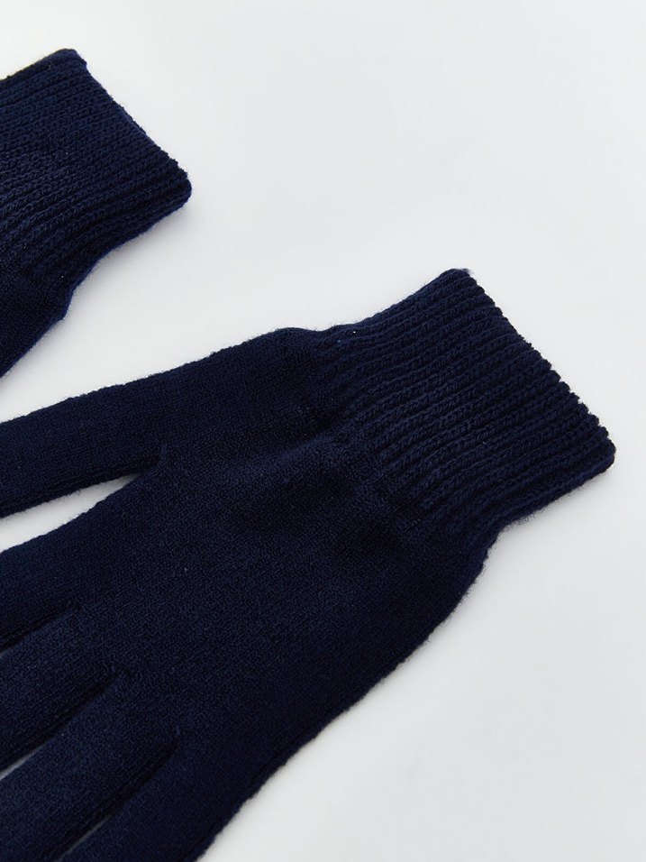 LCW Erkek Çocuk lacivert Triko Eldiven - Görsel 2