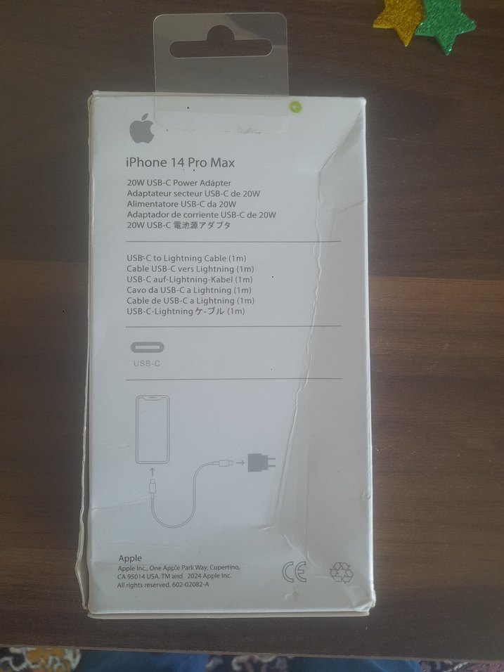 Bej iPhone 14 Pro Max 20W USB-C Şarj Adaptörü - Görsel 2