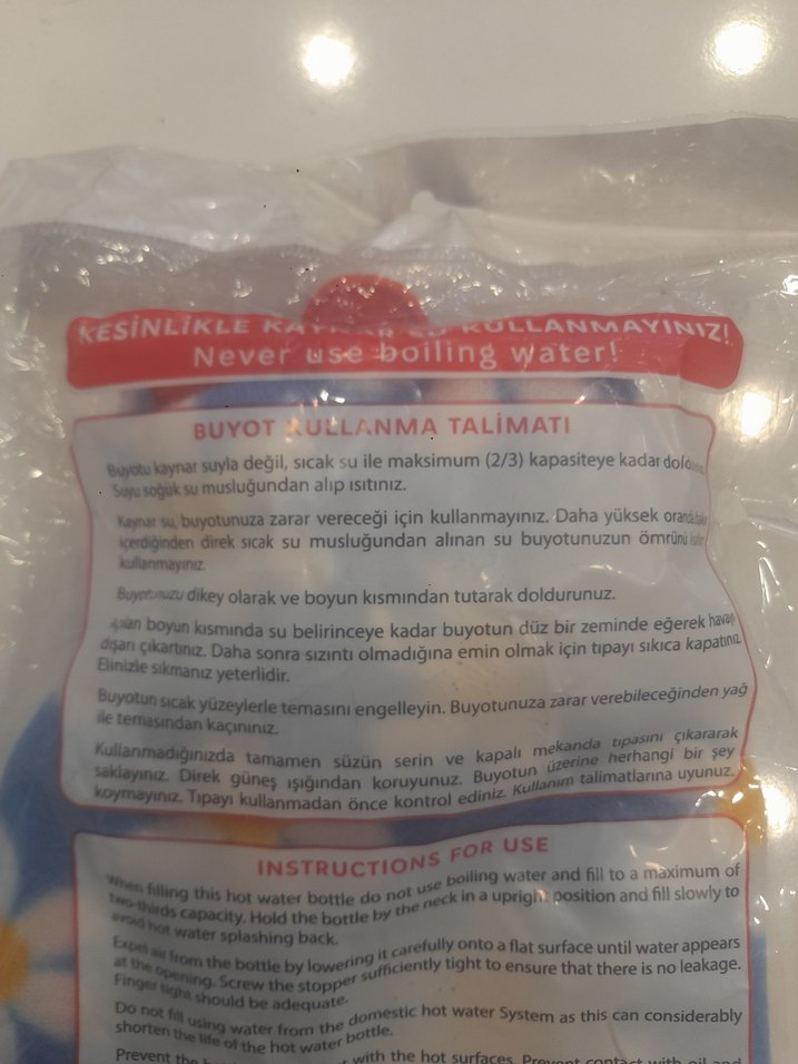 KILIFLI SICAK SU TORBASI 750ML - Görsel 2