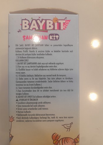Baybite Plus Şampuan Kiti Saç Bitlerine Karşı - Görsel 2
