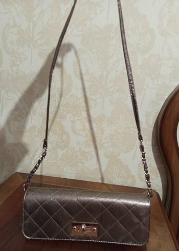 Bej Deri Kadın Çanta - Görsel 5