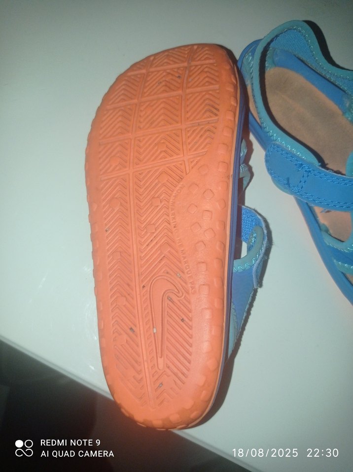 Orijinal Nike Mavi Tokalı Erkek Çocuk Sandalet - Görsel 3