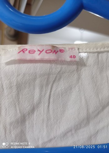 Düğmeli Keten Beyaz Kadın Gömlek - Görsel 5