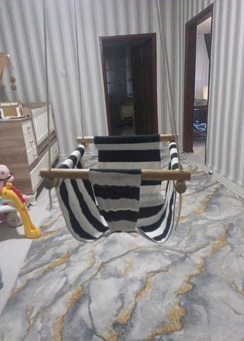 Çizgili Bebek Salıncağı - Görsel 7