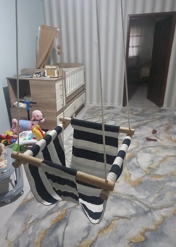 Çizgili Bebek Salıncağı - Görsel 15