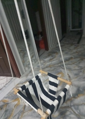 Çizgili Bebek Salıncağı - Görsel 11