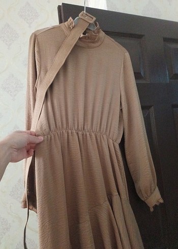 Bej Uzun Elbise, Salaş Kesim - Görsel 4