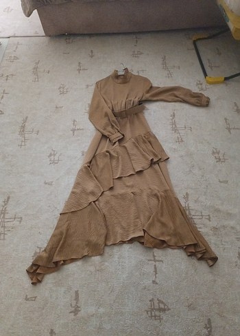 Bej Uzun Elbise, Salaş Kesim - Görsel 8