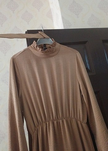 Bej Uzun Elbise, Salaş Kesim - Görsel 3