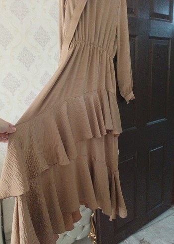Bej Uzun Elbise, Salaş Kesim - Görsel 5