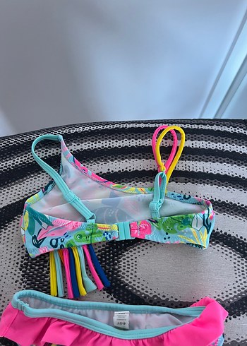 4 Yaş Beden Renkli Desenli Kız Bikini