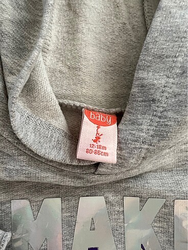 12-18 Ay Beden Sweat elbise