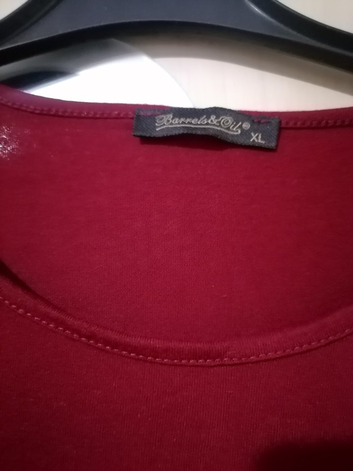 Bordo Uzun Kollu tunik ve elbise - Görsel 3