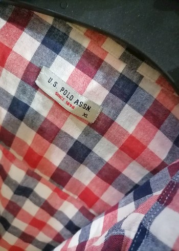 Uzun Kollu Kareli Kırmızı Kadın Gömlek - Görsel 3