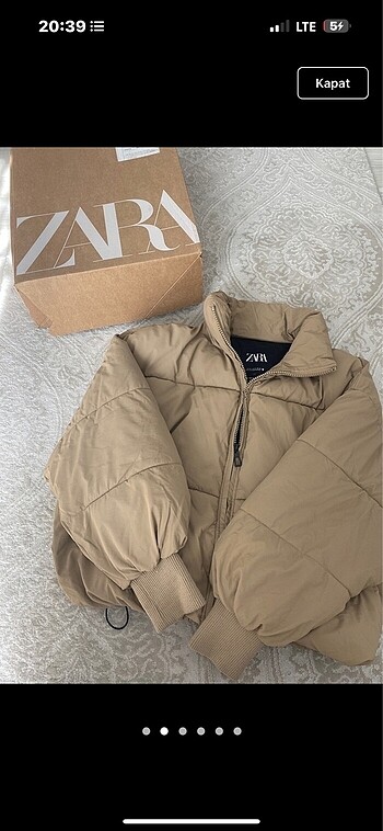 Zara şişme mont