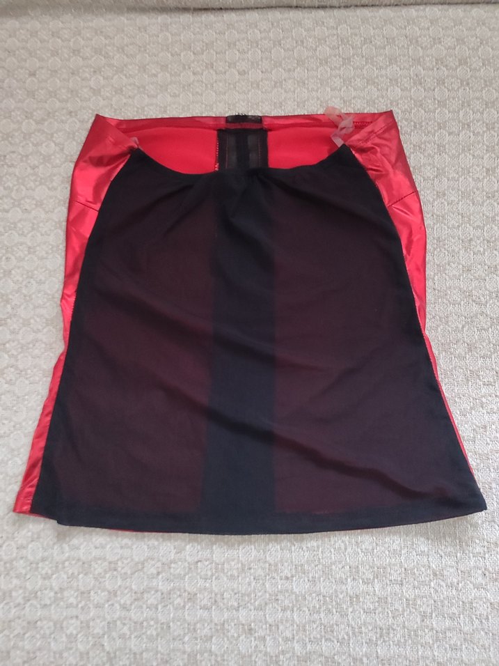 Parlak Kırmızı Taşlı Büstiyer - Görsel 2