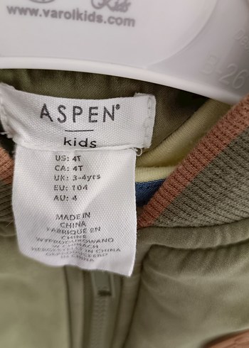 Erkek Çocuk Haki Fermuarlı Mont - Görsel 5