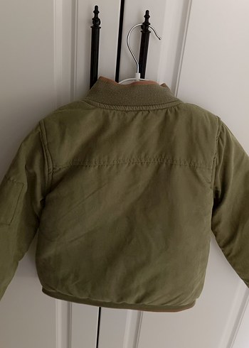 Erkek Çocuk Haki Fermuarlı Mont - Görsel 3