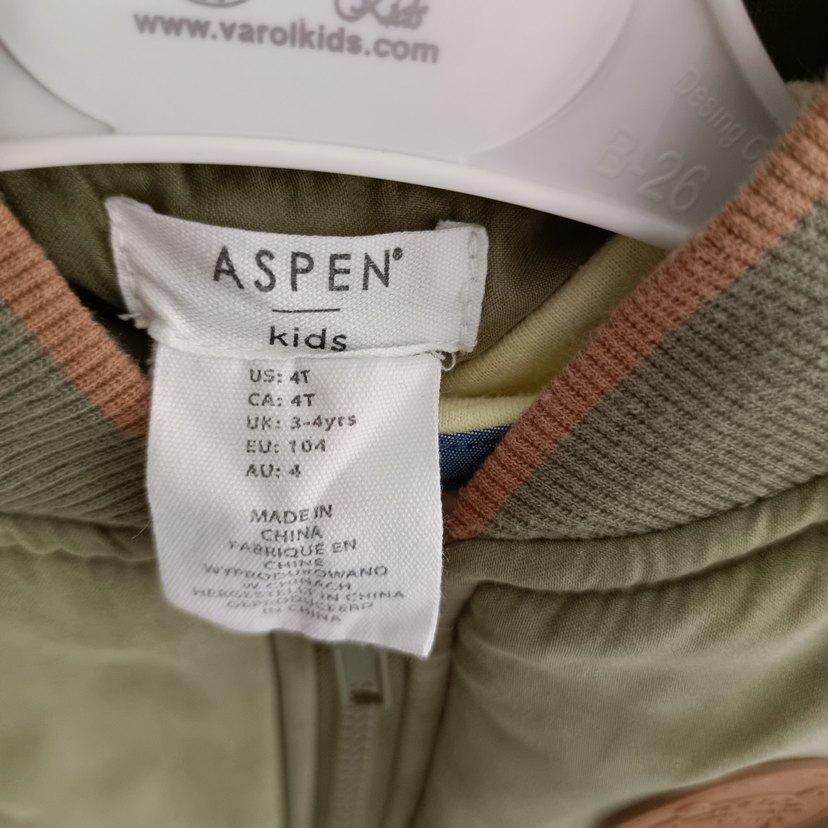 Erkek Çocuk Haki Fermuarlı Mont - Görsel 5