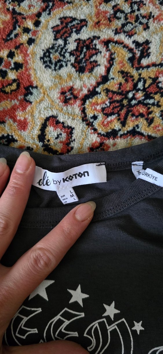 Gri Baskılı Uzun Kollu cro - Görsel 3