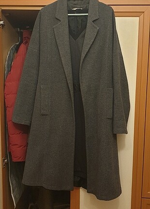 Gri kaşe kaban
